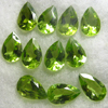 5x8 mm - Arizona Natural - PERIDOT - AAAA High Quality Gorgeous Natural Parrot Green Colour Faceted Pear Cut stone Nice Clean 10 pcs
